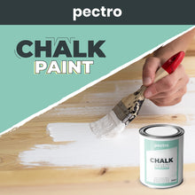 Carica l'immagine nel visualizzatore di Gallery, PECTRO Chalk Paint 750 ml con Pennello, Vernice per Mobili (BIANCO PURO)