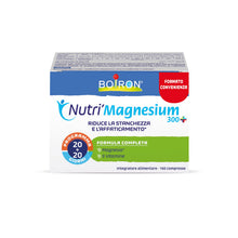 Carica l'immagine nel visualizzatore di Gallery, Nutri'Magnesium 300+ - Magnesio, Vitamine B ed E, 160 Compresse