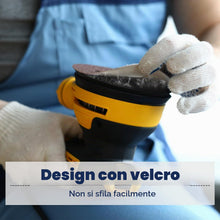 Carica l'immagine nel visualizzatore di Gallery, 100 Pezzi Dischi Abrasivi 125mm,8 Fori Rotondi Carta Vetrata Abrasiva,40/60/80/120/180/240/320/400 Graniglie