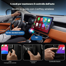 Carica l'immagine nel visualizzatore di Gallery, Adattatore Carplay Wireless, Android Auto Wireless 2 in 1