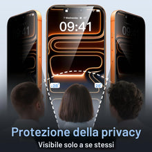 Carica l'immagine nel visualizzatore di Gallery, JETech 3D 9H+ Pellicola Protettiva Privacy per iPhone 17 Pro Max, 2 Pezzi
