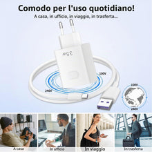Carica l'immagine nel visualizzatore di Gallery, 35W Caricatore e 1Metro Cavo USB C per Honor 400 Lite 5G 400 Smart 200 70