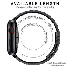 Carica l'immagine nel visualizzatore di Gallery, Confezione da 2 Cinturino di ricambio in metallo compatibile con Apple Watch