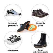 Carica l'immagine nel visualizzatore di Gallery, Solette Ortopediche,Plantari per Fascite Plantare,Adatto per Piedi Piatti Supporto per Arco Plantare Solette Ortopedico 