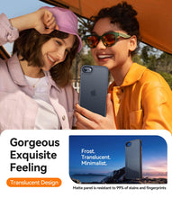 Carica l'immagine nel visualizzatore di Gallery, CANSHN Cover Opaca per iPhone SE 3/2 (2022/2020) / 7/8 (4,7 Pollici), Custodia Traslucida Opaca Protettiva Sottile Antiu