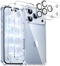 Carica l'immagine nel visualizzatore di Gallery, Yohii 5 in 1 Cover per iPhone 18 Pro, Trasparente