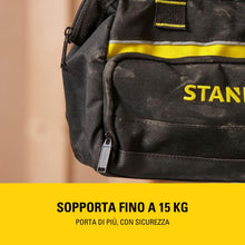 Carica l'immagine nel visualizzatore di Gallery, STANLEY 1-93-330 Borsa portautensili 30 x 25 x 13 cm con base rigida