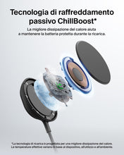 Carica l'immagine nel visualizzatore di Gallery, Belkin UltraCharge Chargeur Magnétique Qi2 25 W, Chargeur Sans Fil Rapide, MagSafe Avec Technologie De Refroidissement P