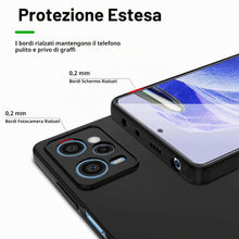 Carica l'immagine nel visualizzatore di Gallery, NEW'C Cover Nero per Xiaomi Redmi Note 12 Pro+ 5G + 2x Pellicole, Antiurto