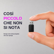 Carica l'immagine nel visualizzatore di Gallery, Adattatore CarPlay Wireless e Android Auto 2 in 1 - WiFi 6 5GHz Mini USB Converte da cavo a wireless - Plug &amp; Play Conne