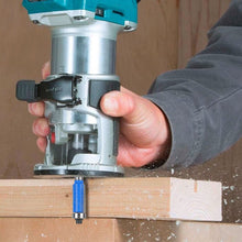Carica l'immagine nel visualizzatore di Gallery, Set 4 Pezzi Fresa a Taglienti Diritti per Legno, Codolo 8 mm Con Cuscinetto, Fresa per Rifilare, Frese Professionali per
