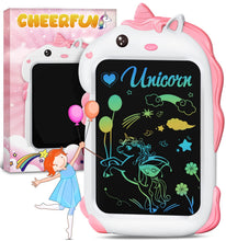 Carica l'immagine nel visualizzatore di Gallery, Unicorno Bambina Giocattolo Giochi Bambini - Idee Regalo Natale Compleanno Bambina Bambini Bambino 2 3 4 5 6 + Anno LCD Tavoletta Grafica Lavagna Magica Tablet Disegno Bambini Giochi Giocattoli Regali