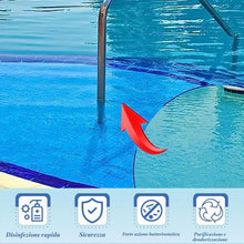 Carica l'immagine nel visualizzatore di Gallery, Rakiuty 100 PCS Pool Cleaning Tablets, Multifunction Compresse Effervescenti per Piscina, Swimming Pool Tablets, per Pis