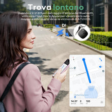 Carica l'immagine nel visualizzatore di Gallery, ATUVOS Air Tag Smart Tracker 4 pezzi Nero, Bluetooth Trova oggetti Compatibile con Apple Dov'è (solo iOS, Android non su