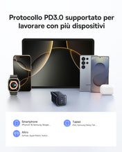 Carica l'immagine nel visualizzatore di Gallery, Baseus PicoGo II Caricatore USB C 45W, Alimentatore USB C a 2 Porte PD 3.0 PPS Ricarica Rapida Compatibile con iPhone 17