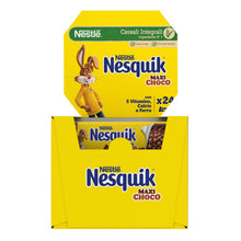 Carica l'immagine nel visualizzatore di Gallery, NESQUIK Maxi Choco Barrette Cereali Integrali al Cioccolato 24 Barrette 25g