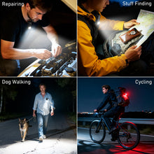Carica l'immagine nel visualizzatore di Gallery, Blukar Torcia EDC con Spotlight&amp;Floodlight, Super Luminosa Mini Torcia Clip