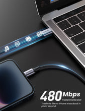 Carica l'immagine nel visualizzatore di Gallery, UGREEN USB C to Lightning Cable MFi Certified Fast Charging PD 18W (1M)