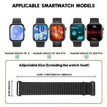 Carica l'immagine nel visualizzatore di Gallery, 2 PCS Cinturini di Nylon Compatibili per Huawei Watch Fit 3/4/4Pro/5/5Pro