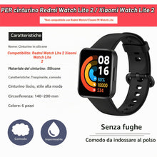 Carica l'immagine nel visualizzatore di Gallery, BDIG 6PCS Cinturini per Xiaomi Watch Lite 2, Braccialetto Redmi Watch 2 Lite in Silicone Colorato di Ricambio Strap Prog