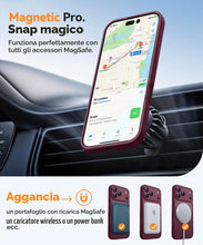 Carica l'immagine nel visualizzatore di Gallery, CANSHN Magnetica Cover per iPhone 18 Pro Max,Rosso Ciliegia