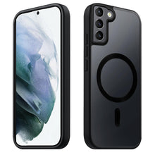 Carica l'immagine nel visualizzatore di Gallery, Tawarror MagSafe Cover Magnetica per Samsung Galaxy S21, Traslucida Nero