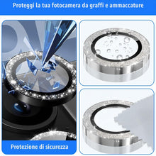 Carica l'immagine nel visualizzatore di Gallery, Protezione Fotocamera Compatibile con iPhone 16/ iPhone 16 Plus HD Chiaro Alluminio Leggera Protezione Lente Senza Bolle