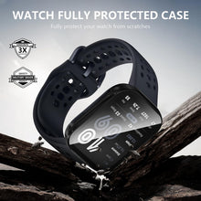Carica l'immagine nel visualizzatore di Gallery, Diruite 2 Pezzi Custodia per Amazfit Bip 6 Vetro Temperato Pellicola Protettiva,PC Rigido Case Protettiva Ultrasottil Co