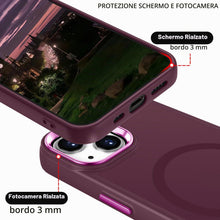Carica l'immagine nel visualizzatore di Gallery, YUANDMI Cover Magnetica per iPhone 13/14 Compatibile con MagSafe, Custodia per iPhone 13/iPhone 14 Traslucida Opaca Case