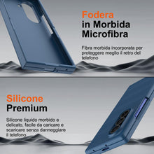 Carica l'immagine nel visualizzatore di Gallery, Custodia Compatibile con Samsung Galaxy Z Fold 7, Silicone Custodia per Tutto il Corpo, Copertura Antiurto con Fotocamer