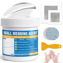 Carica l'immagine nel visualizzatore di Gallery, Stucco per Muro Bianco Pronto, 250g Stucco Muro per Buchi, Crepe, Sfogliature &amp; Graffiti, Con Patch per Cartongesso, Spa