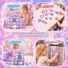 Carica l'immagine nel visualizzatore di Gallery, Costruzioni Magnetiche per Bambini 43 Pezzi, Magneti Bambini Giochi Bambina 3 4 5 6 Anni Blocchi Magnetic Tiles Building