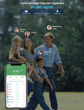 Carica l'immagine nel visualizzatore di Gallery, Bilancia Intelligente Impedenziometrica Bluetooth con App, Bilancia Digitale Smart per Grasso Corporeo, BMI, Peso, Massa