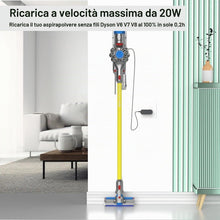 Carica l'immagine nel visualizzatore di Gallery, 26.1V Caricabatterie Compatibile con Dyson V6 V7 V8 Animal Absolute Aspirapolvere, Caricatore Alimentatore per DC58 DC59