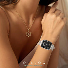 Carica l'immagine nel visualizzatore di Gallery, OULUOQI Cinturino Milanese per Cinturino Apple Watch 40mm 42mm 41mm 38mm