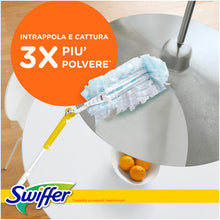Carica l'immagine nel visualizzatore di Gallery, Swiffer Duster, Starter Kit Manico XXL + 2 Piumini Catturapolvere
