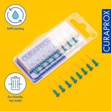 Carica l'immagine nel visualizzatore di Gallery, Curaprox CPS 06 Prime Ricambio, 8 Pz, Turchese, Swiss Made