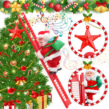 Carica l'immagine nel visualizzatore di Gallery, ZZXLOPEZ Regali di Natale elettrici, Babbo Natale, Babbo Natale, Babbo Natale (con musica), decorazione natalizia per albero di Natale, casa, esterno e interno