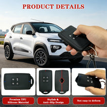 Carica l'immagine nel visualizzatore di Gallery, Lot de 2 custodie in silicone per chiave auto Renault a 4 tasti