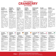 Carica l'immagine nel visualizzatore di Gallery, Mirtillo rosso a tripla forza 30.000 mg con aggiunta di vitamina C - 180 compresse vegane Compresse facili da deglutire 
