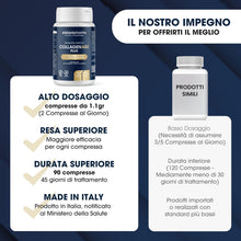 Carica l'immagine nel visualizzatore di Gallery, CISBANI PHARMA Collagene Marino Idrolizzato 1000mg + Acido Ialuronico 50mg
