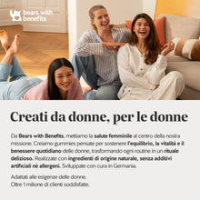 Carica l'immagine nel visualizzatore di Gallery, Bears with Benefits - Gommose Agnocasto - Ciclo &amp; PMS - 30 pezzi