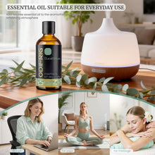 Carica l'immagine nel visualizzatore di Gallery, Olio Essenziale di Eucalipto 100 ml, Essenza Naturale per Diffusore di Aromi, Aromaterapia, Umidificatore e Massaggi, Ar