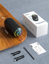 Carica l'immagine nel visualizzatore di Gallery, RIENOK Cassa Bluetooth Portatile Potente 40W Impermeabile, Doppie Trombe