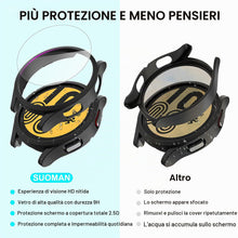Carica l'immagine nel visualizzatore di Gallery, Diruite 2+2 Pezzi Cover per Samsung Galaxy Watch 5/4 44mm Cover+Pellicola
