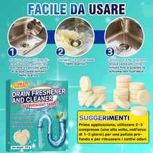 Carica l'immagine nel visualizzatore di Gallery, Pastiglie Deodoranti per Scarichi 25 Pezzi – Elimina Odori Lavandino