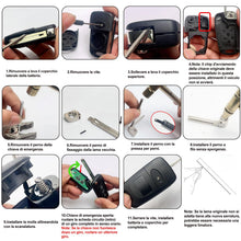 Carica l'immagine nel visualizzatore di Gallery, SUPALAND 2 Pezzi 3 Tasti Auto Guscio Chiave Telecomando con lama Per Hyundai i10 i20 i30 ix20 ix35 &amp; Kia Rio Pro Cee'd S