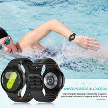 Carica l'immagine nel visualizzatore di Gallery, Galaxy Watch - Cinturino in silicone da 20 mm, per Samsung Watch 7, 40 mm, 44 mm, 5 Pro, 45 mm, 6 40 mm, 44 mm, 6 Classi