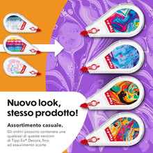 Carica l'immagine nel visualizzatore di Gallery, Tipp-Ex Correttori a Nastro Mini Pocket Mouse con Pellicola Resistente - 2 Design Hydro Dipping e 4 Classici, Confezione da 6