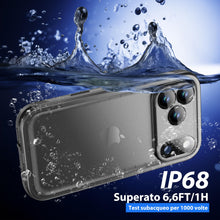 Carica l'immagine nel visualizzatore di Gallery, SPORTLINK Cover per iPhone 18 Pro &amp; 17 Pro Impermeabile 360 Antiurto, Nero